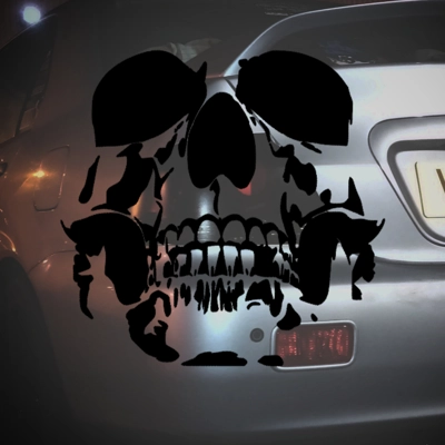 Gothic Skull Sticker