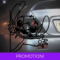 Stitch Peeking Sticker