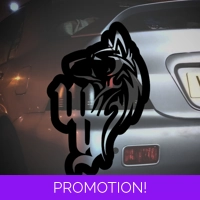 Witchazell Gothika Logo Sticker