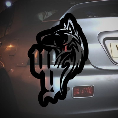 Witchazell Gothika Logo Sticker