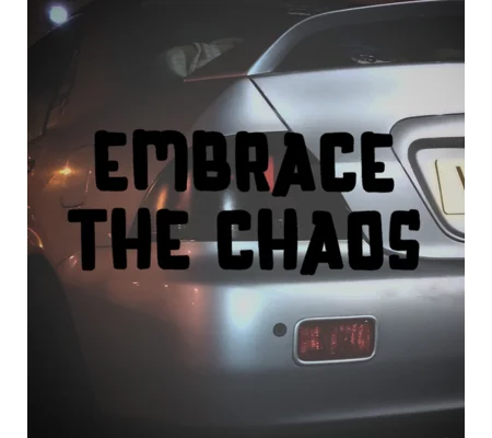 Embrace the Chaos Sticker