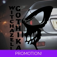 Witchazell Gothika Skull Butterfl..