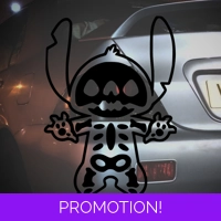 Stitch Skeleton Sticker