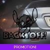 Stitch Back Off Sticker
