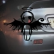 Emo Angel Sticker