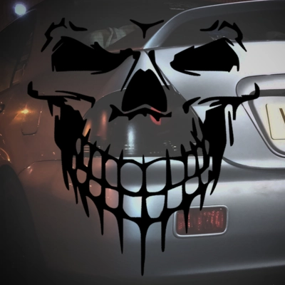 Skull Smiling Sticker