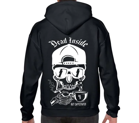 Dead Inside But Caffeinated Hoodie