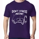 Don't Stress Meowt Purple Tee