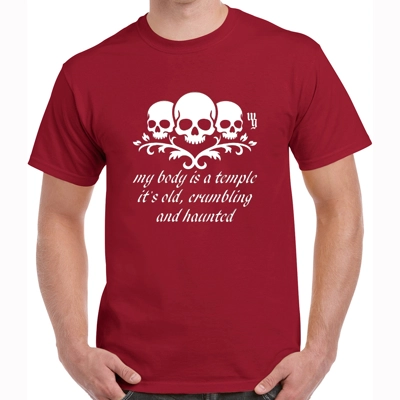 My Body Is A Temple Red Tee