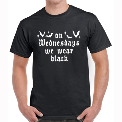 On Wednesdays We Wear Black Tee