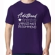 Adulthood Would Not Recommend Purple Tee