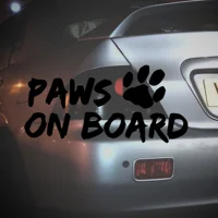 Paws On Board Sticker