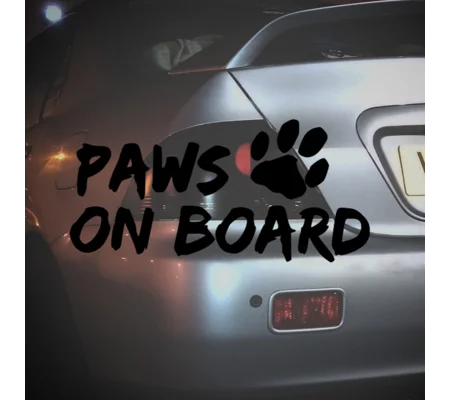 Paws On Board Sticker
