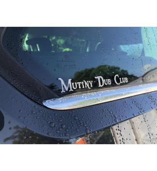 Mutiny Dub Club Text Sticker