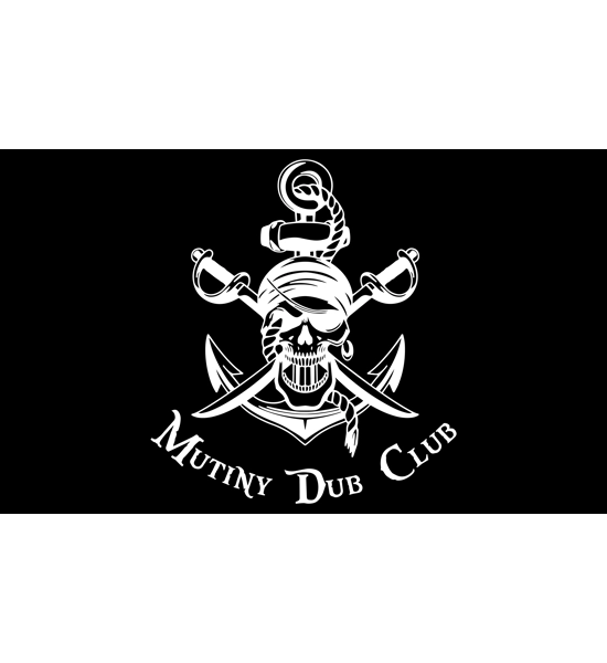 Mutiny Dub Club cutout sticker