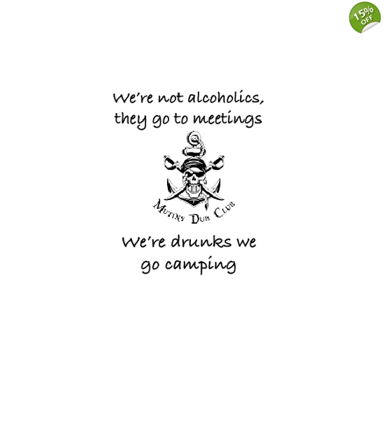 MDC “Drunks go camping” Sticker