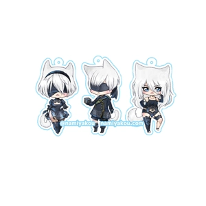 nier chibi charms