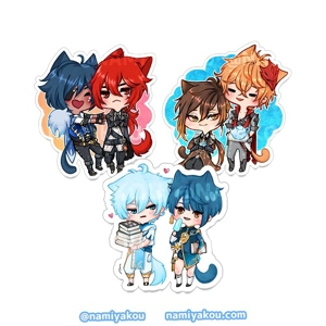 genshin couple stickers