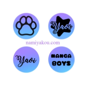 purple & gold pop sockets