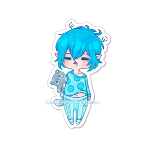 sleepy sky sticker