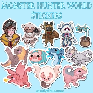 monster hunter stickers