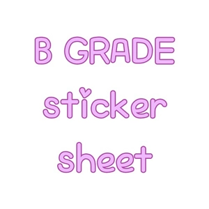 b grade haikyuu sticker sheet
