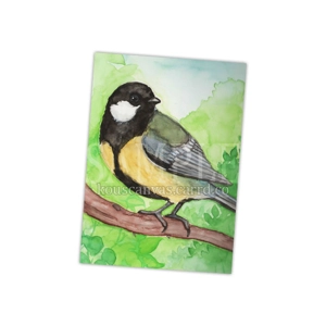 'parus major' print