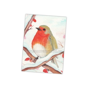 'erithacus rubecula' print