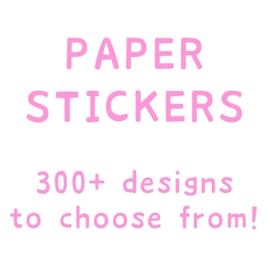 all stickers - glossy paper