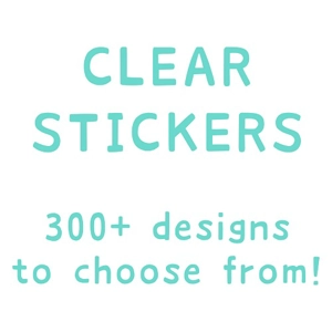all stickers - clear