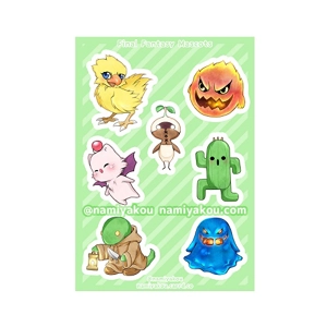 mascot sticker sheet