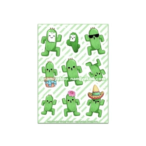 cactuar sticker sheet