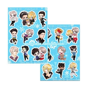 yuri on ice sticker sheet