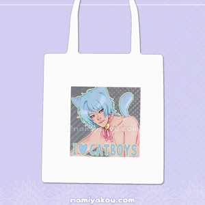 catboy tote bag
