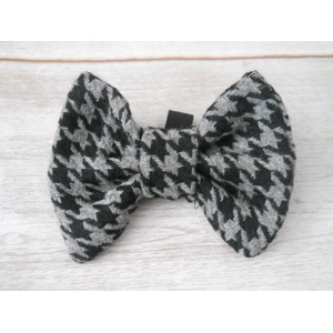 Black & Grey Dog Bow tie