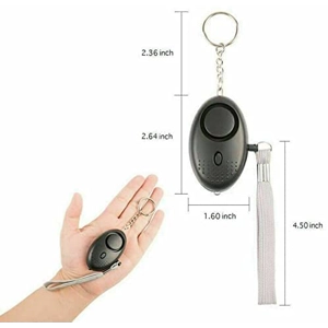 140db Personal Protection Alarm - White