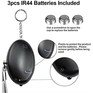 140db Personal Protection Alarm - White