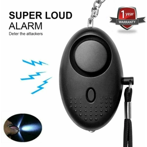 140db Personal Protection Alarm - Black