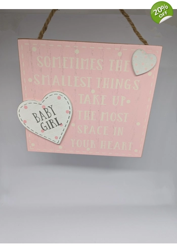 Petit Cheri' plaque for Girl