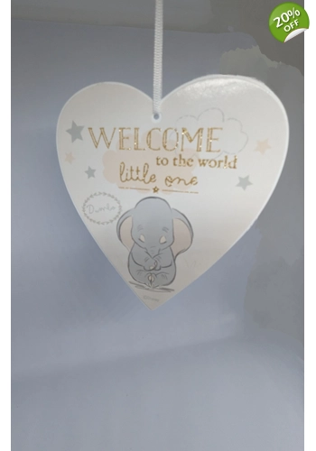 Disney magical beginnings heart plaque 