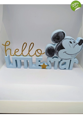 Disney Mickey mouse Hello mantel plaque