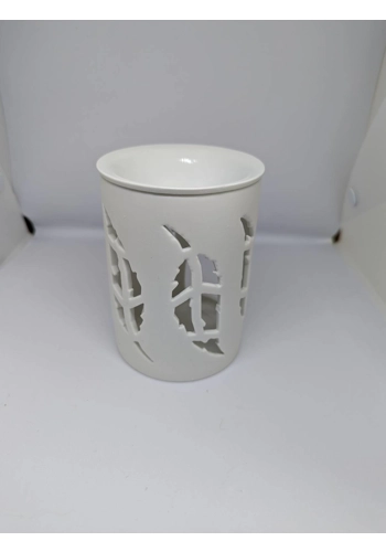 Ceramic Feather cut out oil burner