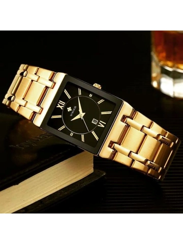 Golden elegant watch