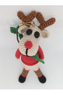 Handmade Reindeer Ornam..
