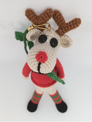Handmade Reindeer Ornam..