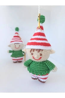 Handmade Little Elf Orn..