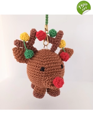 Handmade Reindeer Ornam..