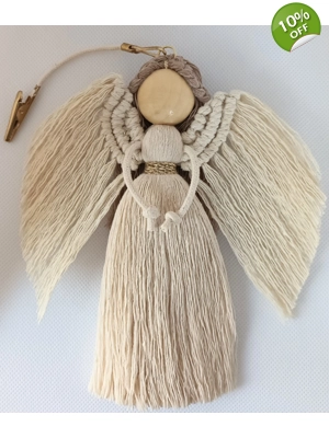 Handmade Macrame Angel