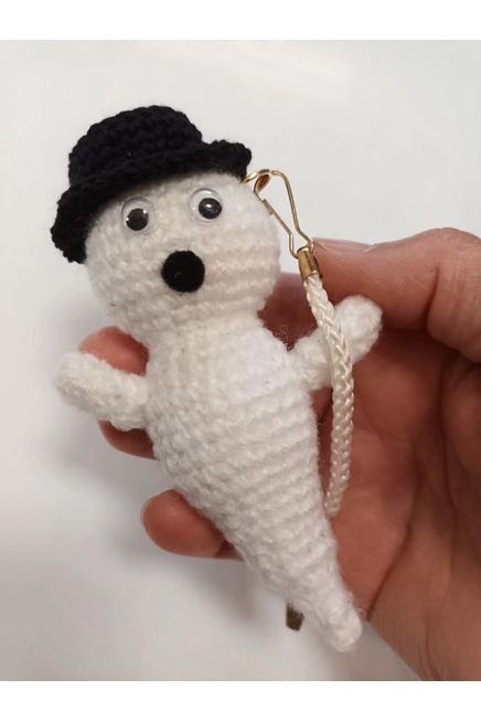 Handmade Halloween Friendly Ghost