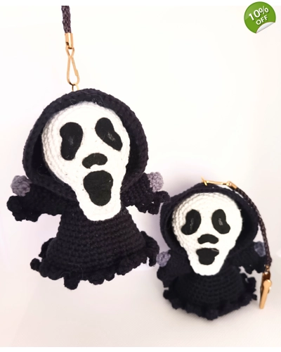 Handmade Halloween Ghost Screaming Handmade Halloween Ghost Screaming